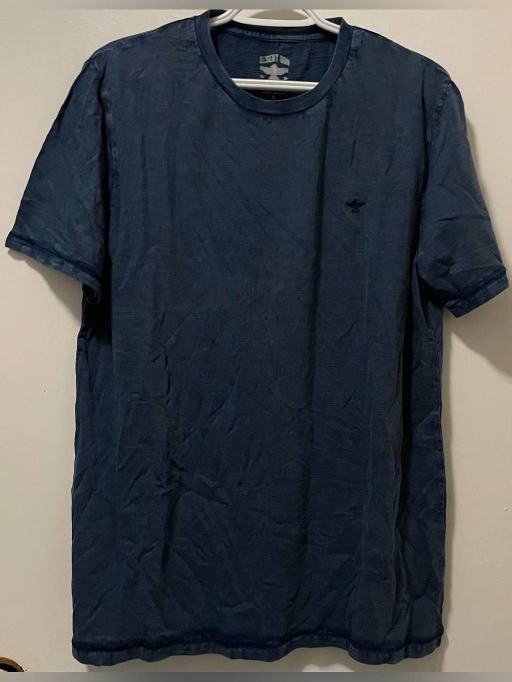 Flag & Anthem Desert Son Men’s Navy Blue Crew Neck T-Shirt Short Sleeve Small S